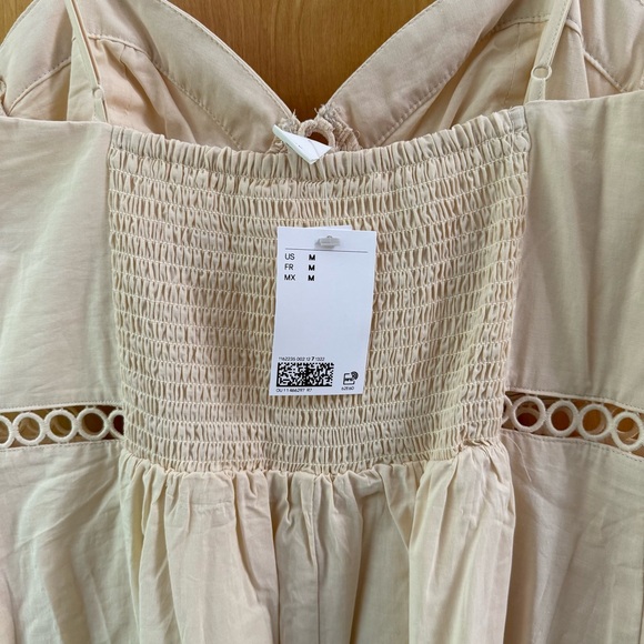 NWT H&M Midi Woven Dress‎ Medium - Picture 3 of 9